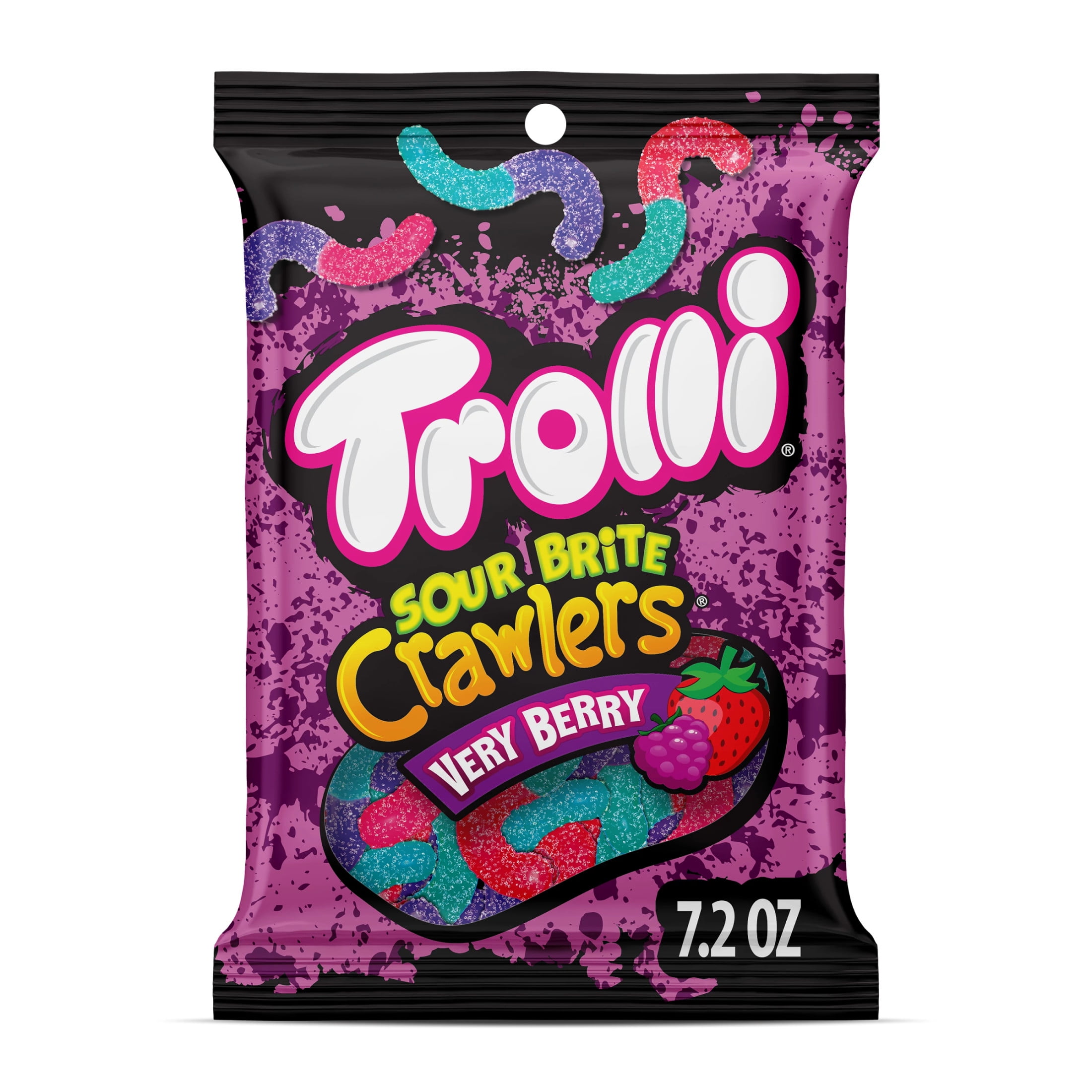 Fruit Punch Trolli Gummy Worms Walmart Trolli Sour Brite Crawlers Fruit Punch Bag All City Candy