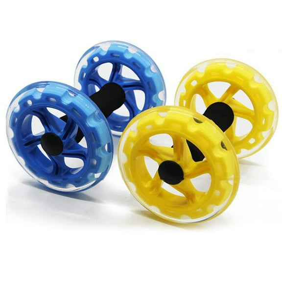 WORGEOUS Kisangel Wheel for Tummy Shaping and Gym Fitness Training - 1 Pair Exercise Equipment