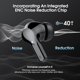 thumbnail image 3 of Auriculares inalámbricos Bluetooth 5.4 estéreo de alta fidelidad con micrófono con cancelación de ruido ENC, impermeables IP7, duración de la batería de 48 h, pantalla LED, para entrenamiento, 3 of 7