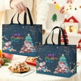 thumbnail image 3 of Elainilye Christmas Gift Bags Non-Woven Reusable Shopping Totes with Handles for Holiday Party Favors Gift Wrapping Packaging 5 Pack 10x13x7 Inches, 3 of 6