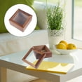 thumbnail image 2 of QUMONIN Walnut Jewelry Display Box with Glass Top & Storage, 2 of 8