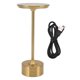 thumbnail image 1 of Cordless Table Lamp Rechargeable 2000mAh 3 Levels Brightness Portable USB C LED Metal Bedside Lamp Gold, 1 of 4
