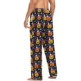 thumbnail image 6 of FREEAMG Cartoon Pumpkins Pajama Pants for Men, Men's Separate Bottoms, Comfortable Sleep Lounge Pj Pants, 6 of 7