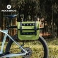thumbnail image 3 of ROCKBROS Bike Panniers Foldable 9-15L Capacity Waterproof Bike Rack Bag Bicycle Panniers for Cycling Commuting Bikepacking Black, 3 of 15