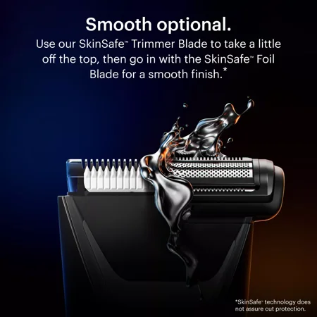 Manscaped - The Lawn Mower 3.0 Plus Essentials Kit, SkinSafe Electric Groin and Body Hair Trimmer - Black