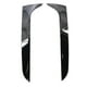 thumbnail image 2 of 2 piezas de alerón lateral de ventana trasera/reemplaza/divisor Canard apto para A4 B8 2009-16/accesorios de coche negro brillante Sunnimix Spoiler lateral de la ventana trasera, 2 of 8