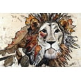 thumbnail image 2 of Ritter, Gina 18x13 Gold Ornate Wood Framed with Double Matting Museum Art Print Titled - Out Of The Jungle II, 2 of 4