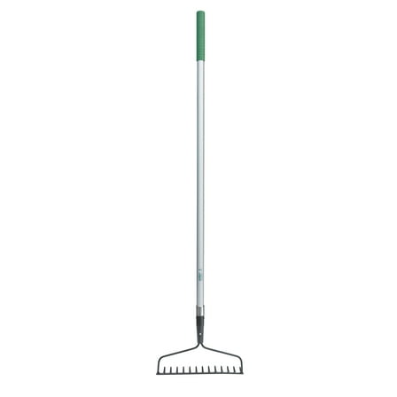 Expert Gardener Fiberglass Long Handle 14-Tine Bow Rake with Comfort End Grip