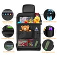 thumbnail image 5 of Xueyu Car Backseat Organizer with Table Tray, Multiple Storage Pockets Backseat Car Organizer with Tablet Holder, Foldable Tray with Spacious Pockets for Effortless Organization, 2 Pack, 5 of 7