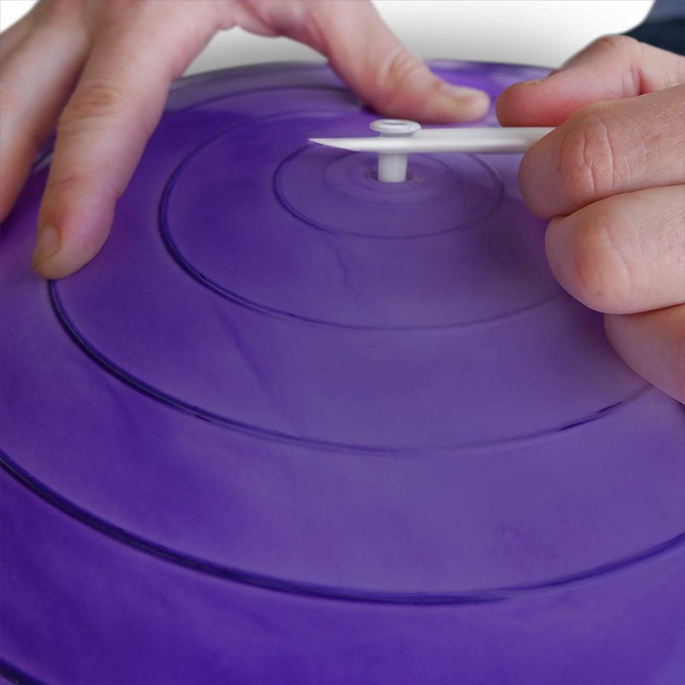 Gym Ball Plug Kit De Remplacement Yoga Ball Air Plug Adaptateur Kit Fitness Exercice Ballon Pilates Gym Gonflable Lit Piscine Air Plug Ballon Gymnastique Bouchon Yoga Accessoires