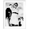 thumbnail image 2 of Art.com Jacqueline Kennedy, Wearing a White Coat Dress with a Short Skirt Photo, White Frame Wall Art, 23" x 29", 2 of 5