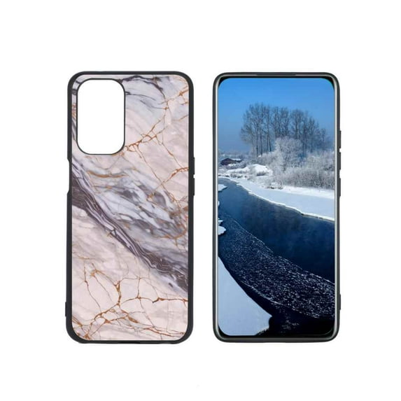 Compatible with OnePlus Nord N200 5G Phone Case, Marble-Custom37 Case Men Women, Flexible Silicone Shockproof Case for OnePlus Nord N200 5G