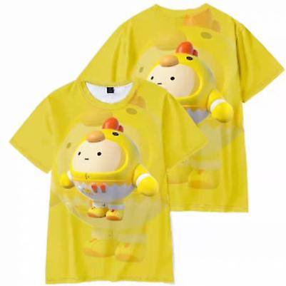 T-shirts Mode Garçons Filles Enfants Impression Dessin Animé Fête des Ufs Manches Courtes