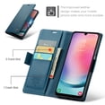 thumbnail image 3 of CaseMe Leather For Samsung Galaxy A24 4G Wallet Case with RFID Blocking, For Samsung Galaxy A24 4G Case Wallet for Women Men Card Holder Magnetic Clasp Kickstand Folio Case,Blue,For Galaxy A24(4G), 3 of 11