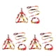 thumbnail image 1 of Methold 3 unids/set collar para mascotas correa de aleación de zinc ajustable pequeño arnés para exteriores reutilizable regalos personalizados rojo M Type1 NO1 Methold CBP327577, 1 of 6