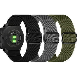 OTOPO Garmin Instinct/Instinct 2 Solar Watch Bands, 22mm Military Nylon  Durable Fabric Sport Strap Replacement Wristband for Garmin Instinct  Tactical/Esports/Tide/Instinct Solar, Black 