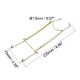 thumbnail image 2 of Uxcell 12" U Type Plate Hanger Stainless Steel Iron Zinc Plated, 2 of 5