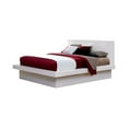 thumbnail image 3 of Pemberly Row 6-Piece Wood Queen Bedroom Set with Wall Panels in White, 3 of 7