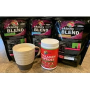 Skinny Jane Collagen Peptides Powder –Type 1 and 3, Great for Hair, Skin, Nails - Joint Support –Unflavored - 35 Servings