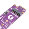 thumbnail image 4 of Adaptador de Tarjeta Vertical NVMe M.2 A EDSFF E1.S SSD Adaptadores NVME A EDSFF SSD con Clave M.2 Tarjeta Convertida Tarjeta de Expansión PCIE 4.0 X4, 4 of 5