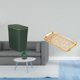 thumbnail image 2 of Cubo De Basura De Cocina Que Ahorra Espacio Y Bandeja Para Mesa De Centro Con Plato De Postre Con Asa Para Inodoro, Sala De Manualidades, Comedor, Dormitorio, Almacenamiento Para Fiestas, 2 of 8