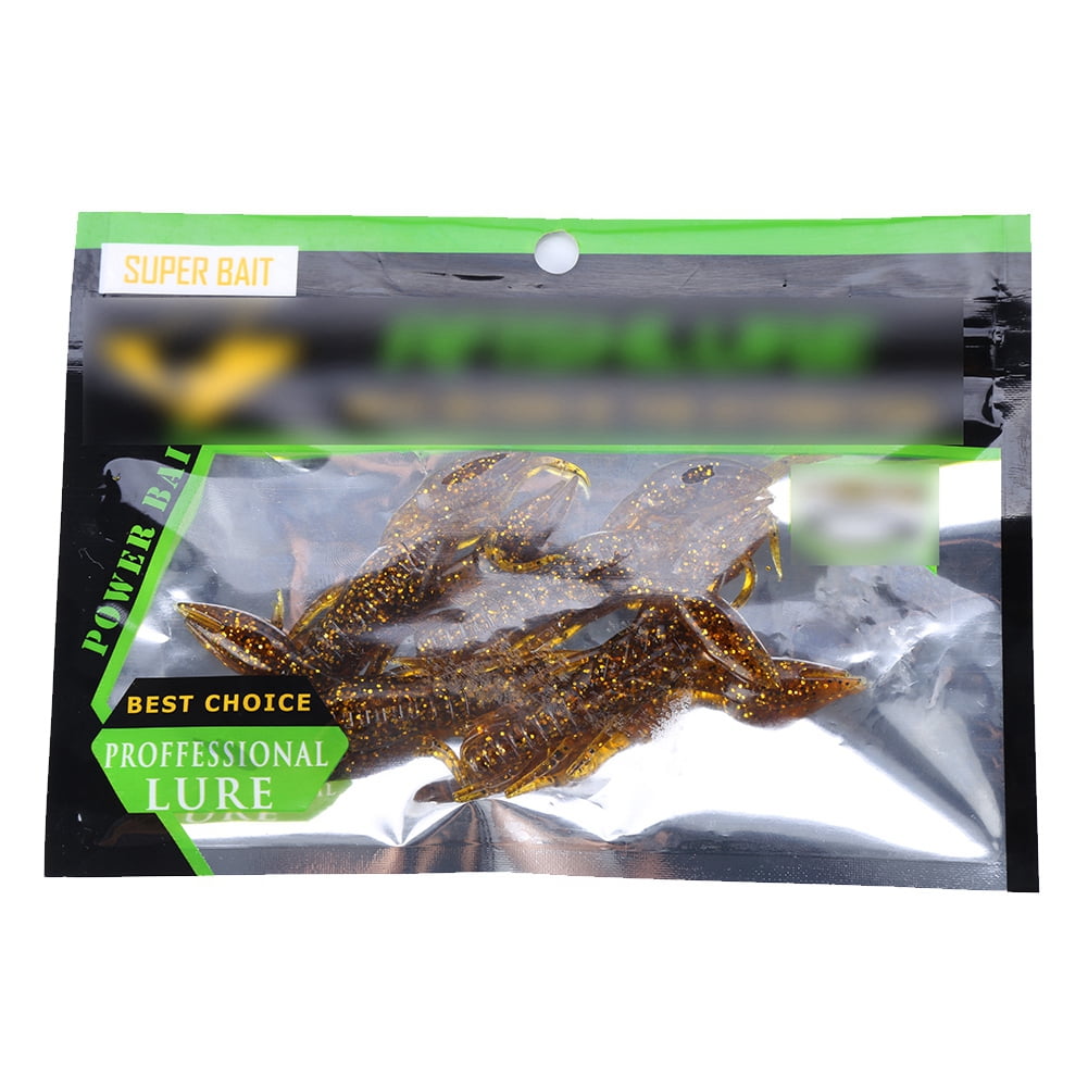 4pcs Silicone Fishing Crawfish Lures Soft Bait for Carp Bass