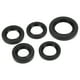 thumbnail image 1 of Kit de sellos de aceite de motor de 5 piezas Resistencia al aceite de goma para scooter, ciclomotor, ATV, 4 tiempos GY6 49cc 50cc, 1 of 10