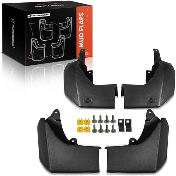 A-premium Splash Guards Mud Flaps Mudflaps for LandA?Rover Discovery 2014-2016 LR4 2010-2016 Front and Rear 4-PC Set
