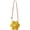 Yellow, variant on Vjnyvs Women's Sunflower Shaped Straw Woven Crossbody Bag Summer Beach Handbag Vacation Purse
