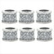 thumbnail image 1 of Paquete de 6 Servilleteros de Cristal, Anillos para Servilletas con Diamantes Plateados, Ajustes de Mesa con Diamantes Triturados, Hebillas Brillantes para Servilletas, 1 of 5