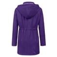 thumbnail image 3 of Gabardina impermeable LOMON con capucha larga para mujer, 3 of 6