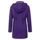 thumbnail image 3 of Gabardina impermeable LOMON con capucha larga para mujer, 3 of 6