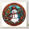 thumbnail image 2 of 5D DIY completo cuadrado taladro diamante pintura Navidad muñeco de nieve kit decoración del hogar FLhrweasw Nuevo, 2 of 9