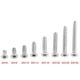 thumbnail image 1 of Juego de 50 Tornillos de Estrella Yashi Acero Inoxidable M3 Surtido, 1 of 5