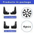 thumbnail image 6 of 4PCS Custom Mudguards For Toyota Camry Sport 2024, No Drilling Vehicles Mudguard, All Weather Splash Guards Front And Rear Set-black, 6 of 6