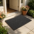 thumbnail image 4 of Cadancy Doormat Woven Texture Non Slip Backing Entryway Rug for Front Door Mudroom Patio Low Profile Absorbent Floor Mat Machine Washable Home Kitchen Accent Carpet Pad, 4 of 8
