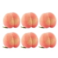 thumbnail image 3 of 6PCS Artificial Peaches Simulation Peaches Fruits Vivid Props For Home Fruit Shop Supermarket Desk Decoration, 3 of 8