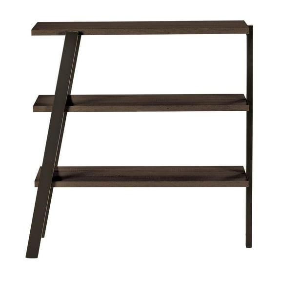 Safco Mirella 3-Shelf Bookshelf - 36" x 13.5" x 38" , 1" Shelf - 3 Shelve(s) - Material: Particleboard, Laminate - Finish: Southern Tobacco