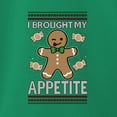 thumbnail image 4 of I Brought My Appetitie Lookin Like A Snack Funny Matching His and Hers Couples Sweatshirt Christmas Matching Couple Crewneck Sweater, 4 of 6