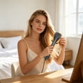 thumbnail image 6 of MMJ 2 In 1 Hair Dryer Brush Straightener Negative Ion Blow Dryer Volumizer Detangler Smooth Frizz Hot Air Styler, 6 of 9
