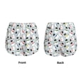 thumbnail image 3 of Salouo Colorful Hat Snowman Print Women's 2 in 1 Running Shorts Double-Layer Shorts Athletic Workout Gym Yoga Shorts Running Shorts for Women-Medium, 3 of 7