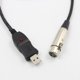 thumbnail image 3 of Cable De Micrófono USB Convertidor De Micrófono Conector de sonido Cables Para Grabación Yotijar Cable de micrófono USB, 3 of 7