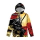 thumbnail image 5 of Sudadera con capucha con estampado de samurái japonés para hombre y mujer, sudadera con capucha con estampado artístico en 3D, manga larga, holgada, informal, para calle, 5 of 5