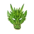 thumbnail image 1 of Accesorios de disfraz de Halloween para adultos, dinosaurio, animal, para baile de graduación y cumpleaños. Verde, 1 of 9