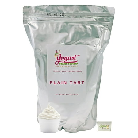 Frozen Yogurt Pre Mix | Gluten Free & Low Fat | 70.4 oz. Plain Tart