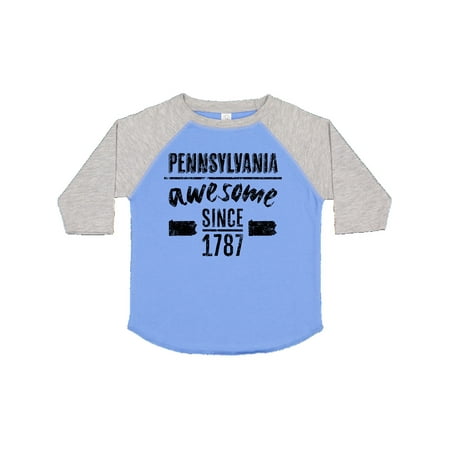 

Inktastic Pennsylvania Awesome Since 1787 Gift Toddler Boy or Toddler Girl T-Shirt