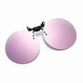thumbnail image 4 of Round Rimless Clip on Sunglasse Photochromic Polarized Clip-on Lenses Anti-glare Sunglasses Anti UV400 Driving Night Vision Goggles, 4 of 9