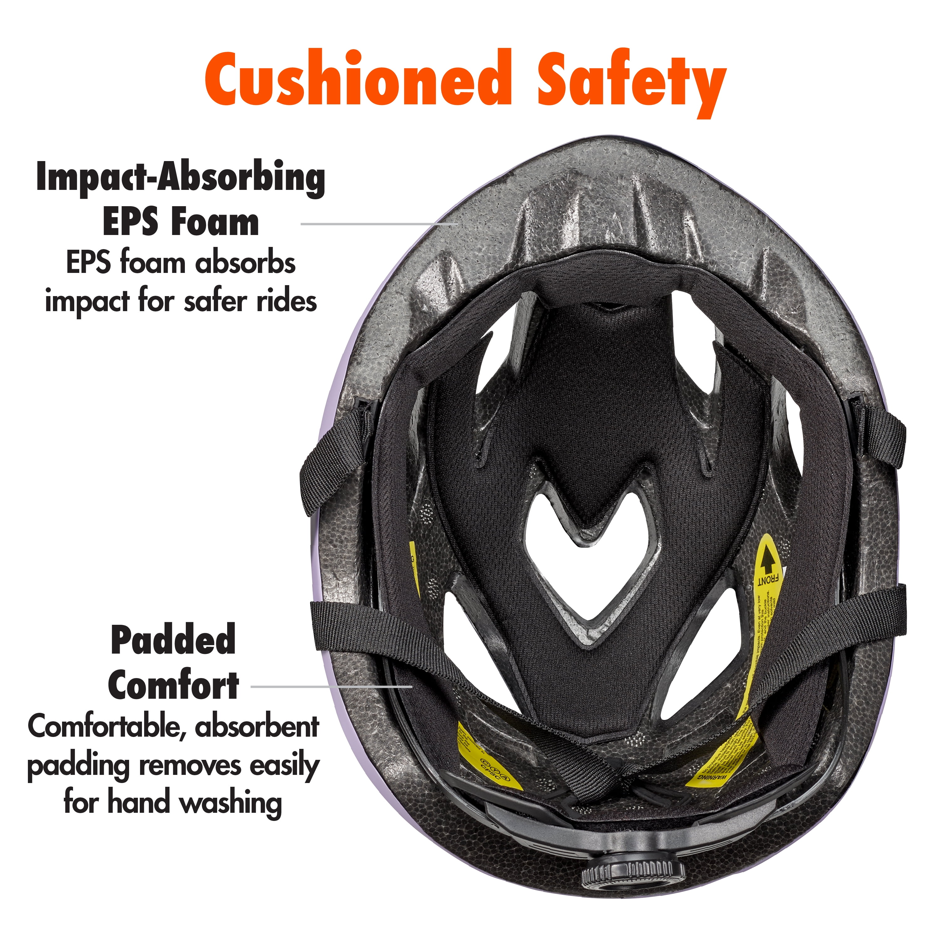 Ozark Trail Adjustable XS Toddler Bike Helmet, Ages 3+, Purple
