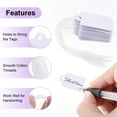 thumbnail image 2 of Taihexin 500 Piece Price Tags with String, 1.38 x 0.87 Inch White Writable Label Tags, Product Display Tags for Jewelry, Clothing, Retail, and DIY Marking (White), 2 of 7