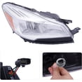 thumbnail image 4 of Miumaeov Headlight Assembly for 2013 2014 2015 2016Ford Escape Passenger Side Halogen White Housing Clear Lens Headlamp Replacement Headlight Lens Bulb included, 4 of 9